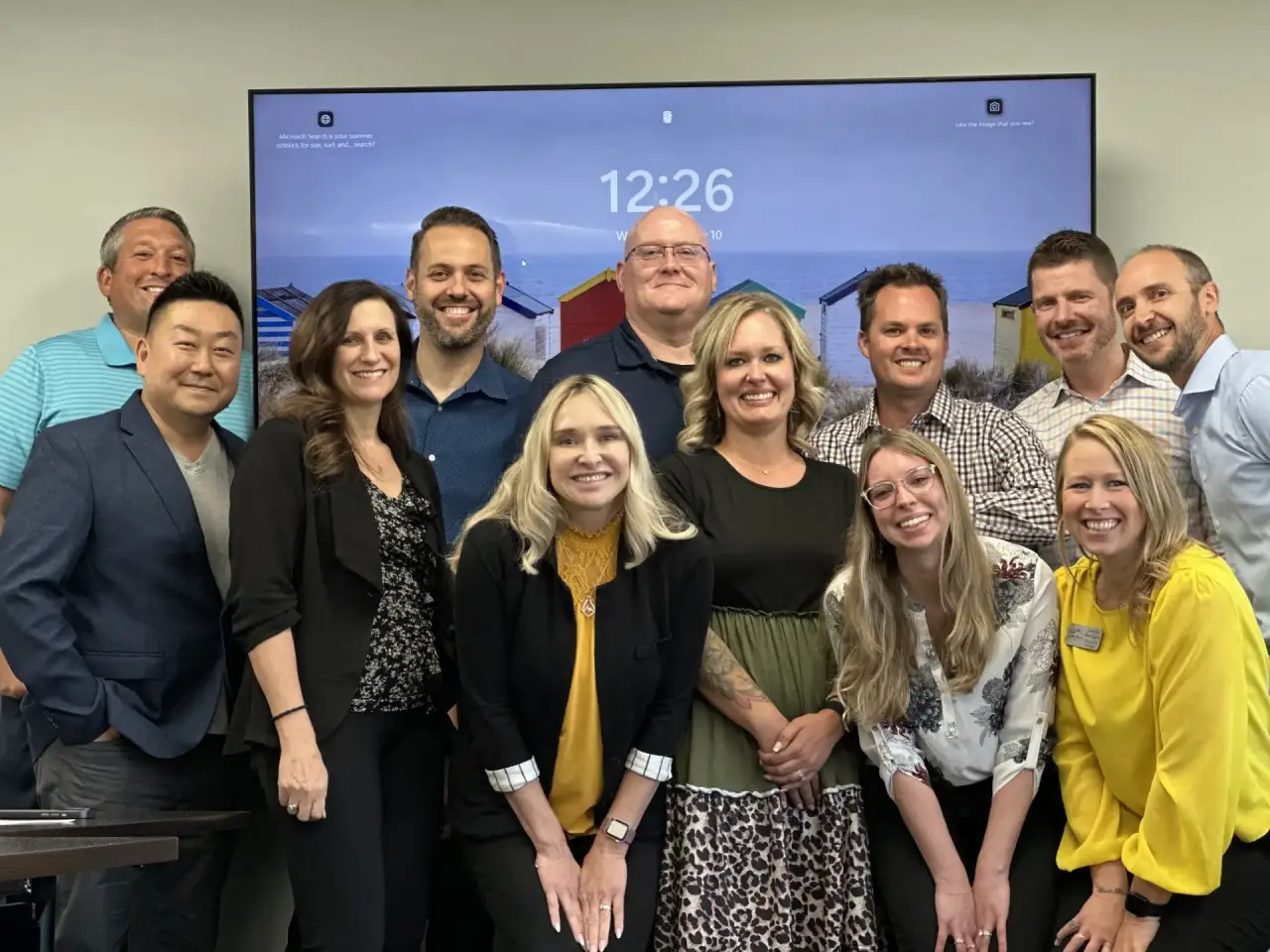 Stage Senior leadership team photo